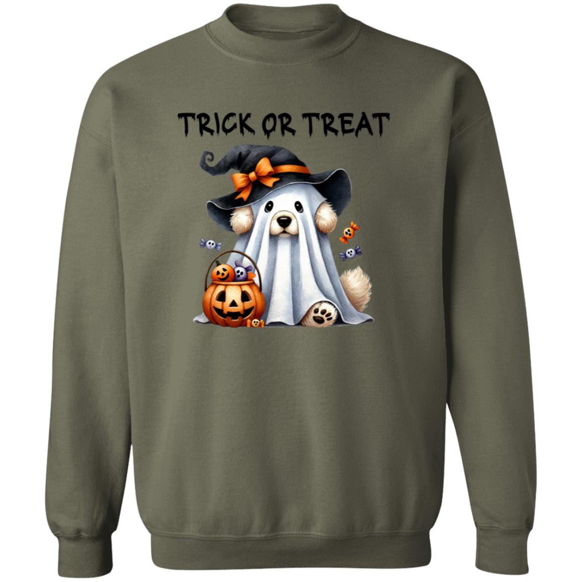 Tricks For Treats Dog Ghost Halloween