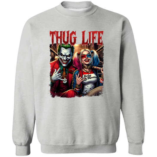 Thug Life Joker and Harley Quinn Sweatshirt