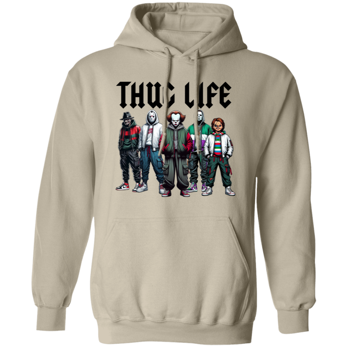 Thug Life Horror Movie Hoodie