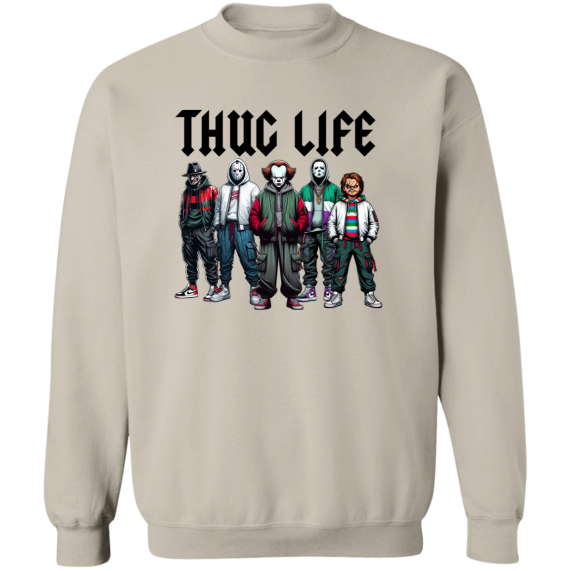 Thug Life Horror Movie Hoodie