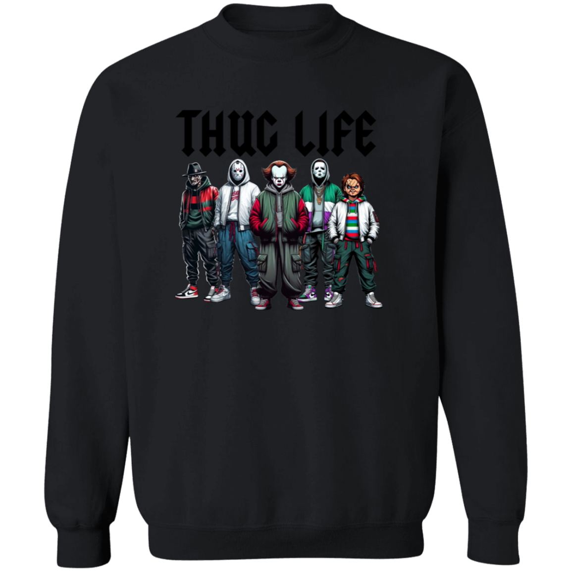 Thug Life Horror Movie Hoodie