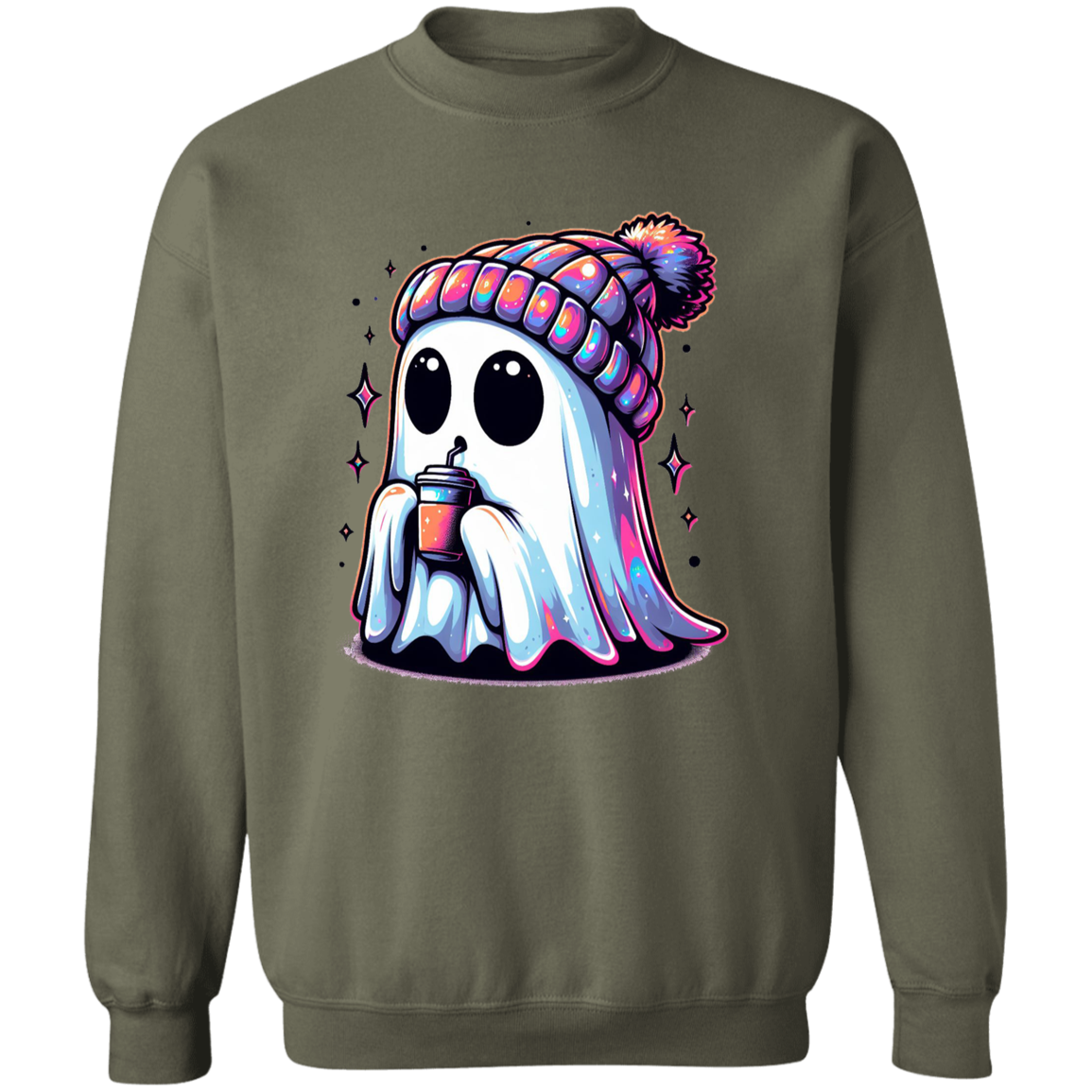 Cute Slurpee Ghost Sweatshirt