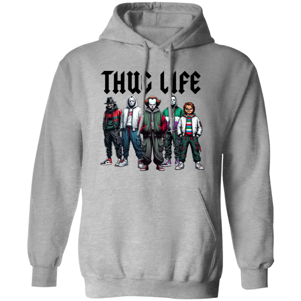 Thug Life Horror Movie Hoodie