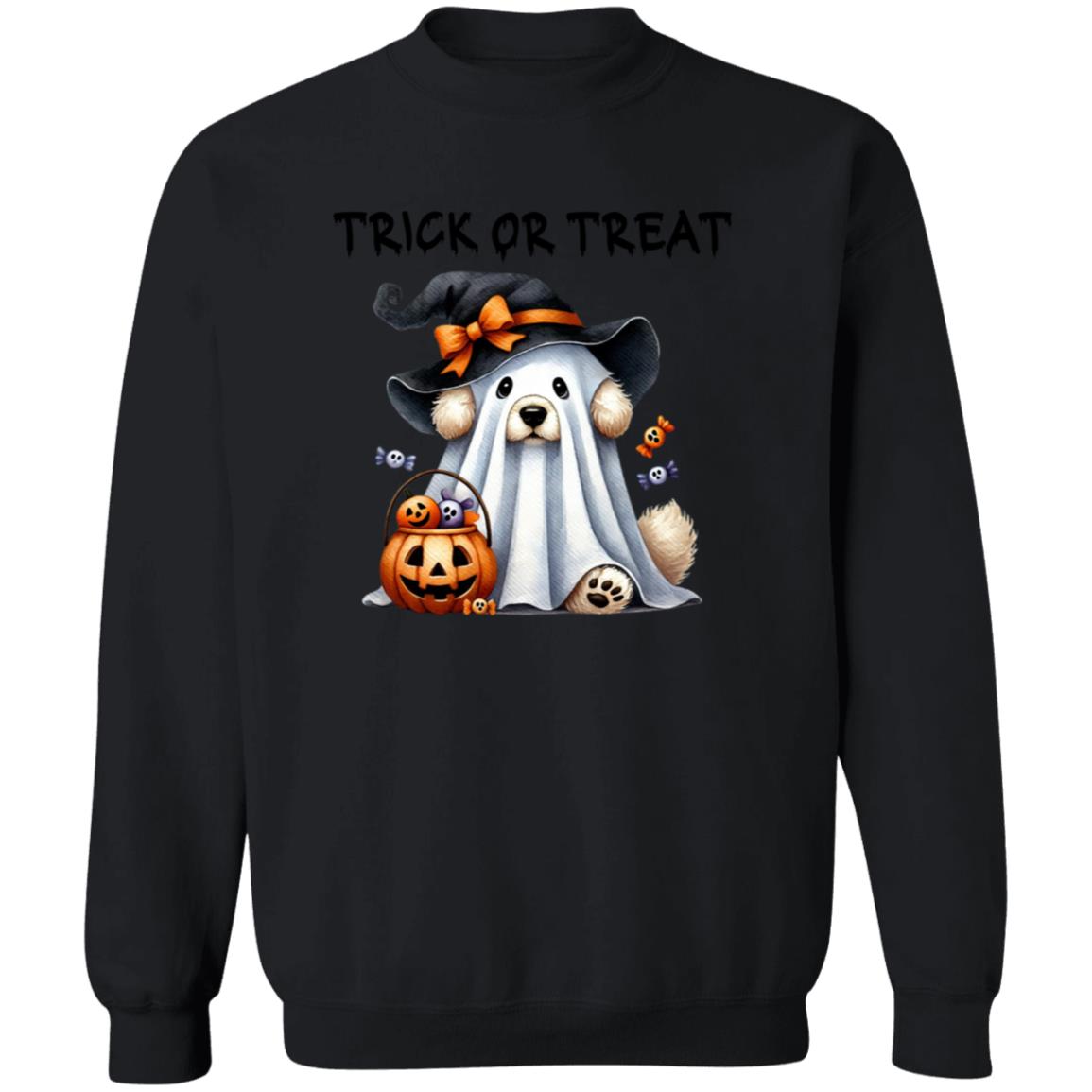 Tricks For Treats Dog Ghost Halloween