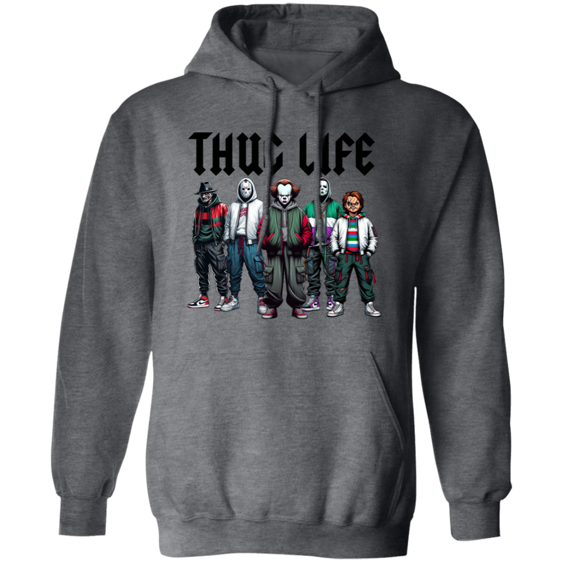 Thug Life Horror Movie Hoodie