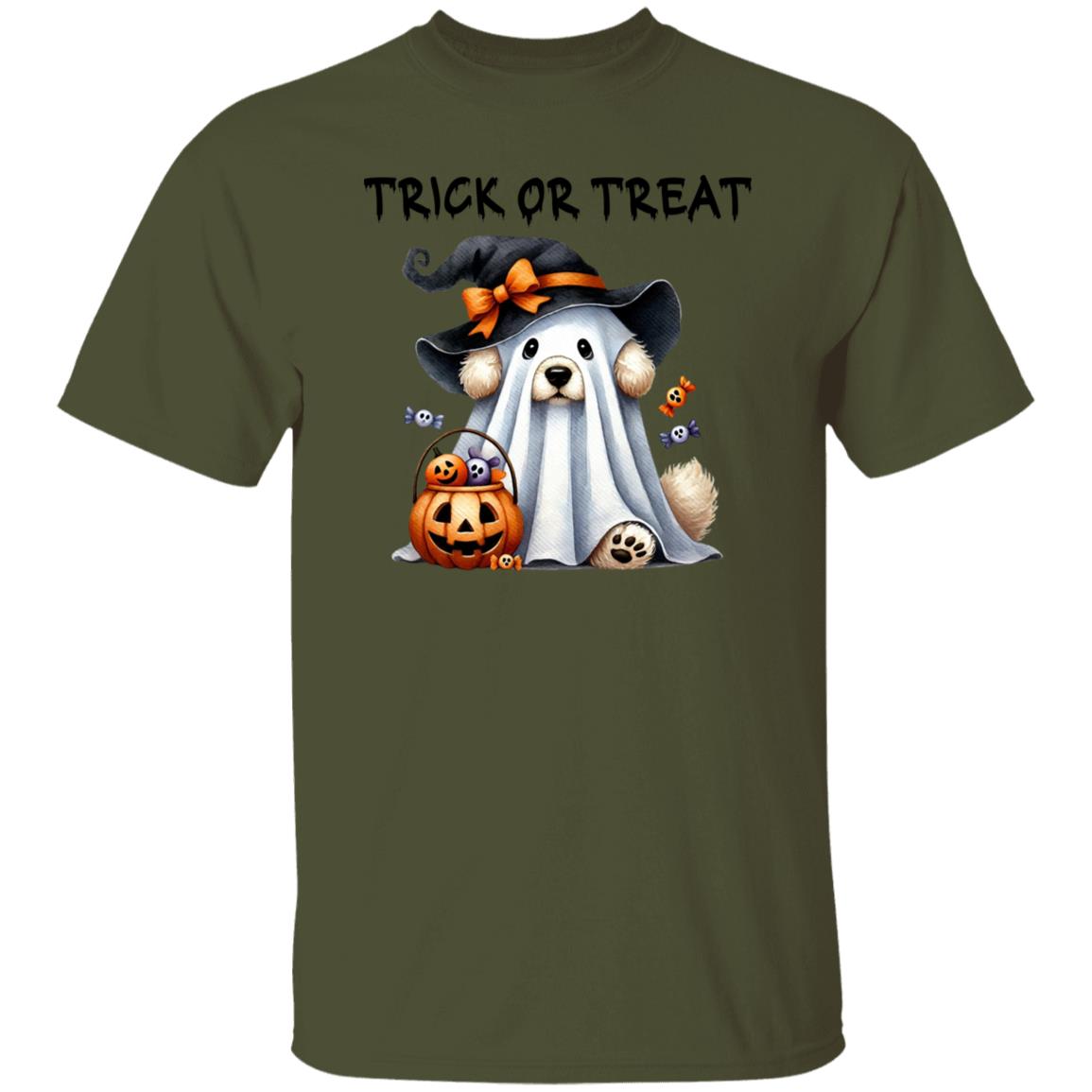 Tricks For Treats Dog Ghost Halloween