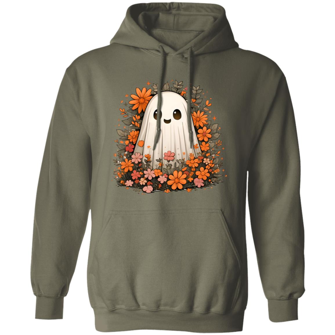 Comfort Colors Floral Ghost